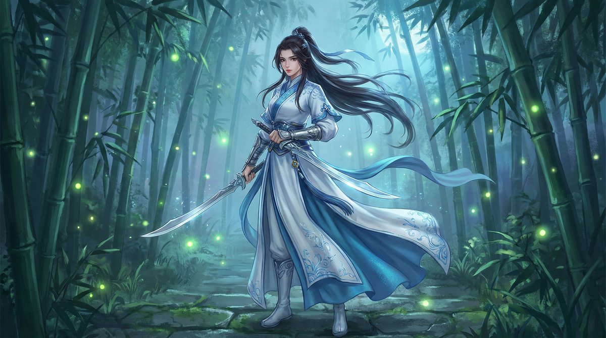 国产原创视频-竹林剑舞